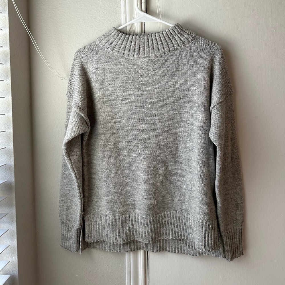 Tradlands grey sweater alpaca wool acrylic